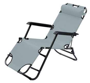 Royokamp, Fotel Wielopozycyjny, Level Z Zagłówkiem, Szary - Royokamp