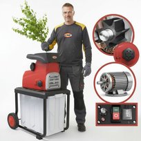 Rozdrabniacz do gałęzi DeKRAFT DE2800 frez, silnik indukcyjny 2800 W