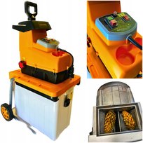 Rozdrabniacz do Gałęzi Rębak Samozasysający Elektryczny Walcowy 3500 W