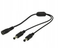 Rozdzielacz DC Złącze Żeńskie i 2 Złącza Męskie do Taśma LED 12V 24V Kabel