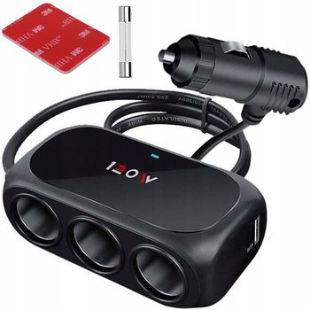 ROZDZIELACZ GNIAZDA ZAPALNICZKI 120W 3A 12V / 24V - Inny producent