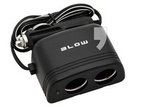 Rozdzielacz gniazda zapalniczki BLOW, 12/24 V, 3 gniazda