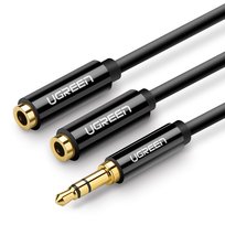 Rozdzielacz słuchawkowy 3.5 mm miniJack UGREEN, 0.25 m uGreen