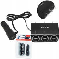 Rozdzielacz Zapalniczki Samochodowej 3Xgn 10A Usb
