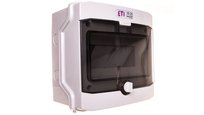Rozdzielnica modułowa PV 1x8 natynkowa /transparentna/ UV 1500V DC IP65 ECH-8G DIDO 001101061 ETI-POLAM