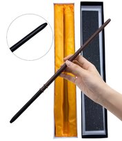 RÓŻDŻKA CZARODZIEJA MAGICZNA MAG HARRY CZARODZIEJ DRACO METALOWY RDZEŃ 37CM