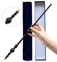 RÓŻDŻKA CZARODZIEJA MAGICZNA MAG HARRY CZARODZIEJ MINERWA METALOWY RDZEŃ 40CM