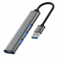 ROZGAŁĘŹNIK ROZDZIELACZ ADAPTER HUB SPLITTER SLIM 3x USB 2.0 1x USB 3.0