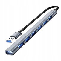 ROZGAŁĘŹNIK ROZDZIELACZ ADAPTER HUB SPLITTER SLIM 7x USB 3.0 Blow