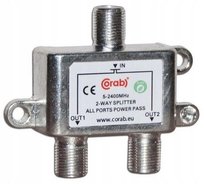 Rozgałęźnik Rozdzielacz Sygnału Splitter Antenowy Corab