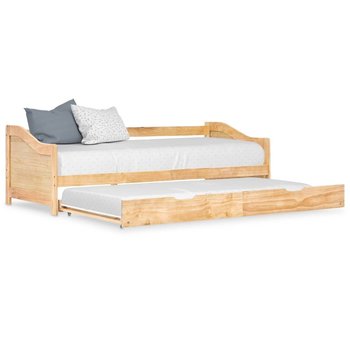 Rozkładana rama łóżka, sofy, jasnobrązowa, 90x200  - vidaXL