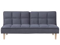 Rozkładana sofa BELIANI Siljan, ciemnoszara Beliani