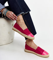 Różowe espadryle Carugo -39