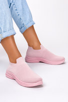 Różowe sneakersy Casu buty sportowe slip on 35-3-22-P/8-38