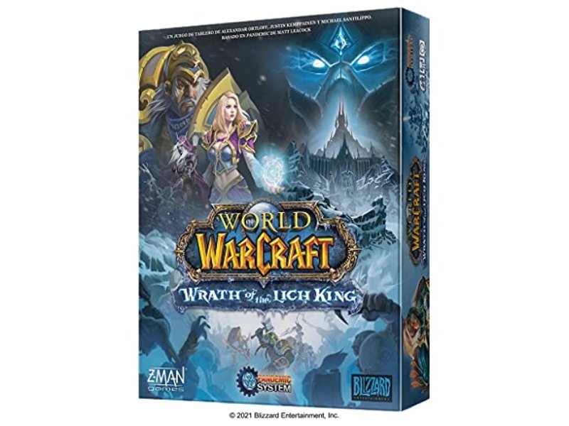 Rozpakuj teraz - Pandemia - World of Warcraft: Wrath of The Lich King - Gra planszowa w języku hiszpańskim