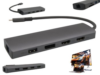 Rozszerzenie Ekranu na 2 Monitory Stacja Dokująca USB-C PD 4K HDMI HP - Inny producent