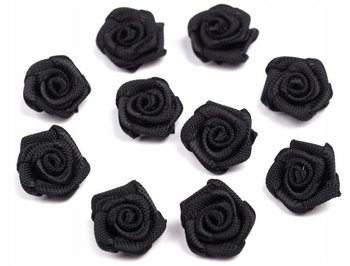 Różyczki Atłasowe R01 ( 20szt ) Czarne - Dystrybutor Kufer