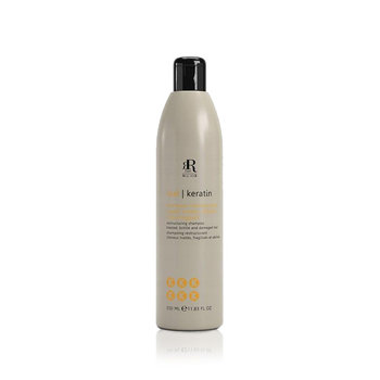 RR line Real Keratin Shampoo odbudowujący szampon do włosów zniszczonych 350ml - Farouk