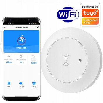 RTX Czujnik mikrofalowy sensor obecności WiFi TUYA Smart 230V natynkowy - RTX