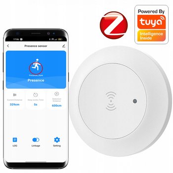 RTX Czujnik mikrofalowy sensor obecności ZigBee TUYA Smart 230V natynkowy - RTX