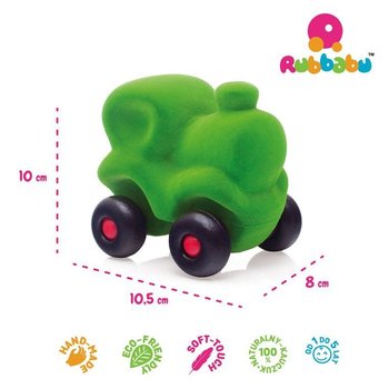 Rubbabu: Lokomotywa sensoryczna zielona - Rubbabu
