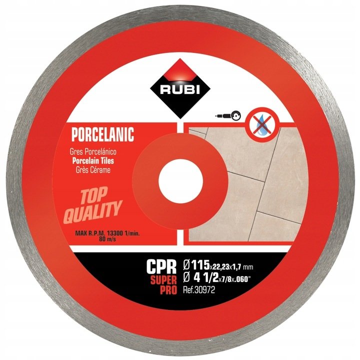RUBI TARCZA DIAM. CPR 115 SUPERPRO