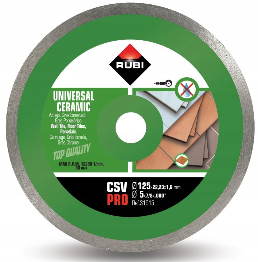 RUBI TARCZA DIAM. CSV 125 PRO