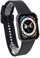 Rubicon SMARTWATCH RNCF49 CZARNY-CZARNY SILIKON Rubicon