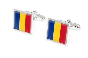 Rumunia - Spinki Do Mankietów Kolorowe - Jubileo