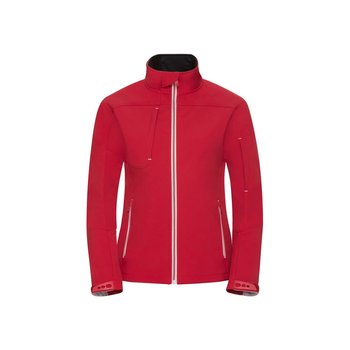 Russell Damska Kurtka Bionic Soft Shell (XS ( 122 - 128 ) / Bordowy) - Russell