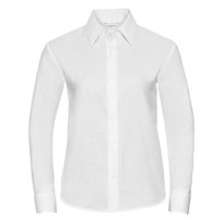 Russell Kolekcja Damska / Damska Koszula Z Długim Rękawem Oxford Easy Care (S (52-55 Cm) / Ciepły Biały) Russell