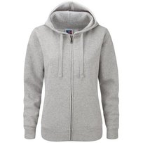 Russell - Męska Bluza Sportowa Z Kapturem Na Zamek (M / Szary) Russell