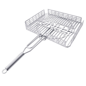 Ruszt do grillowania stal nierdzewna 1.5mm 42x32cm GRILLI 777767 - GRILLI