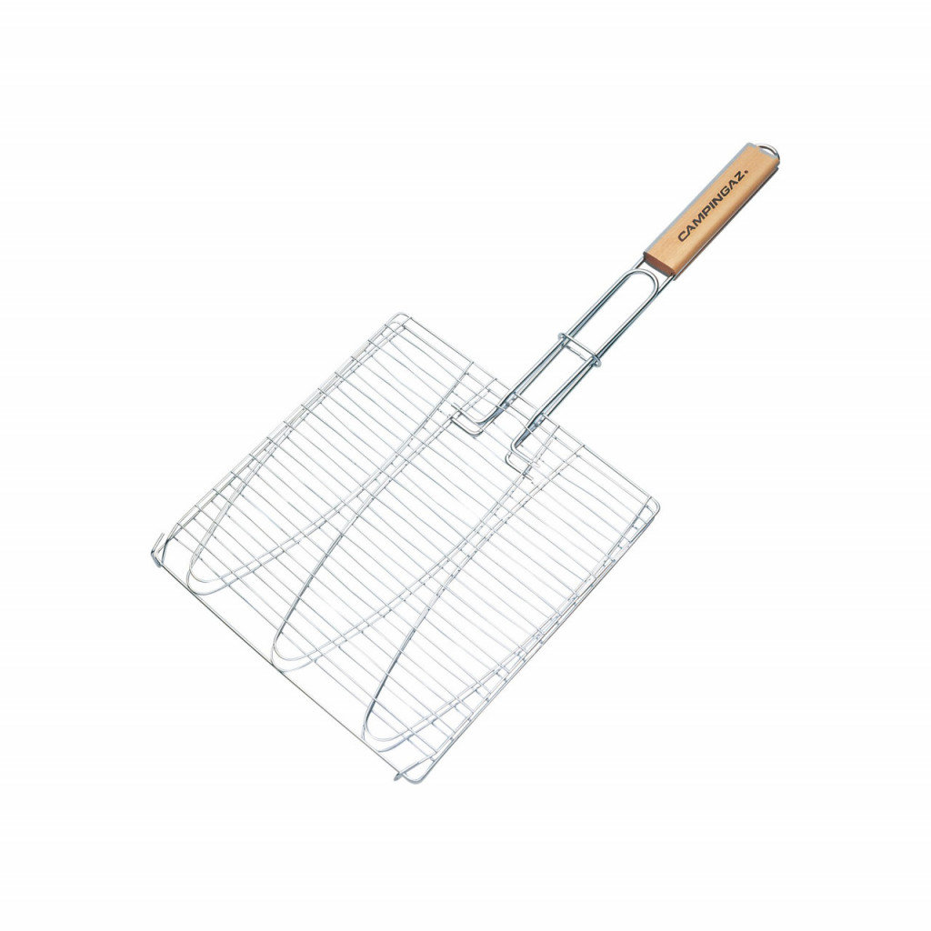Ruszt na grilla do ryb CAMPINGAZ, srebrny, 62,9x27,8x2,6 cm