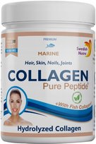 Rybi Kolagen w proszku Swedish Nutra Collagen Pure Peptide 10000 mg 300g - Suplement Diety na Stawy Skórę Włosy Paznokcie