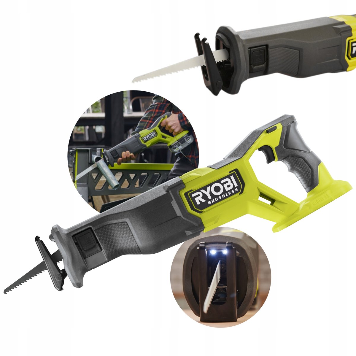 RYOBI Ryobi RRS18BL-0 18V ONE+ bezprzewodowa bezszczotkowa piła szablasta (nagie narzędzie)