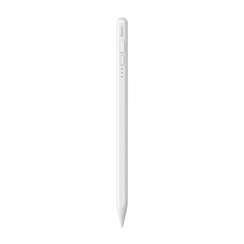 Rysik długopis aktywny Baseus Stylus z wskaźnikiem baterii (biały) - Zamiennik/inny