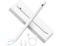 Rysik do laptopa tableta aktywny precyzyjny do ekranów dotykowych uniwersalny biały USB C Palm Rejection Tilt Detection 4096 poziomów nacisku PrzydaSie.pl