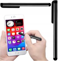 Rysik do telefonu tabletu EKRANU DOTYKOWEGO pojemnościowy Aluminium czarny Inna marka