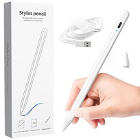 Rysik Stylus Pen pencil do tabletu Apple iPad Pro Stylus 2 Gen / iPad Air + 2 końcówki i kabel do ładowania