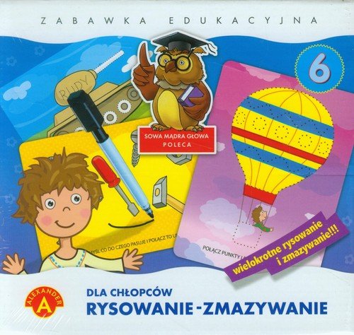 Rysowanie-zmazywanie 6, gra edukacyjna, Alexander