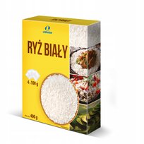 Ryż Biały LEWIATAN 4x100g, Długoziarnisty, Nr 1 w Jakości LEWIATAN