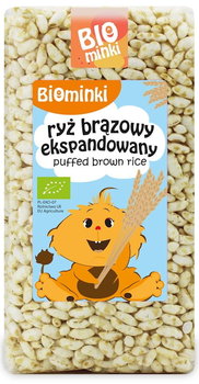 Ryż Brązowy Ekspandowany BIO 75g - Biominki - Biominki