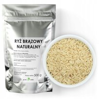 Ryż Brązowy Ryż Naturalny Długi 500G
