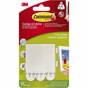 Rzepy samoprzylepne Command 17201 4 szt. - COMMAND