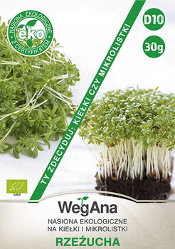 Rzeżucha na kiełki i mikrolistki 30g nasiona - WegAna - WegAna
