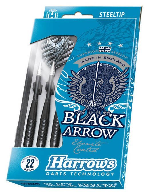 Zdjęcia - Dart Harrows Rzutki  Black Arrow Steeltip 24 Gr 