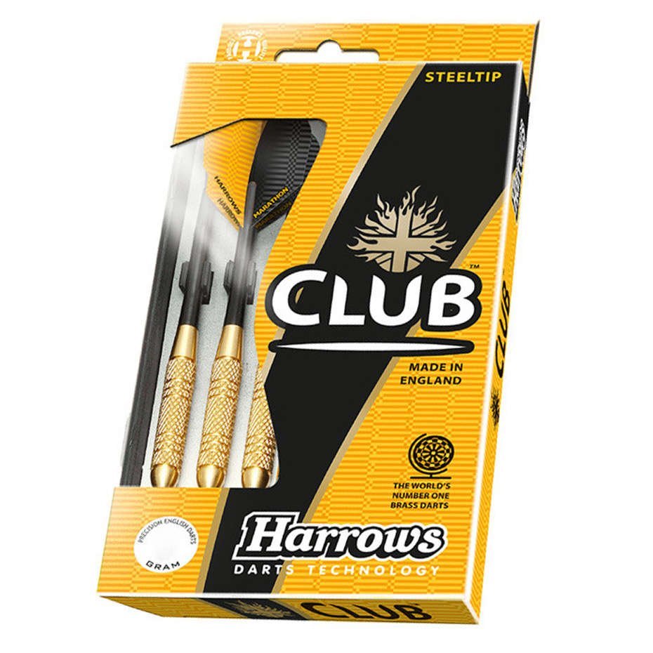 Rzutki Harrows Steeltip Club Brass 24g, gra zręcznościowa