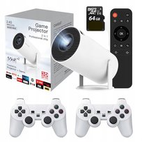 Rzutnik Led Projektor Przenośny Smart Tv Android Wifi + Gry Pady