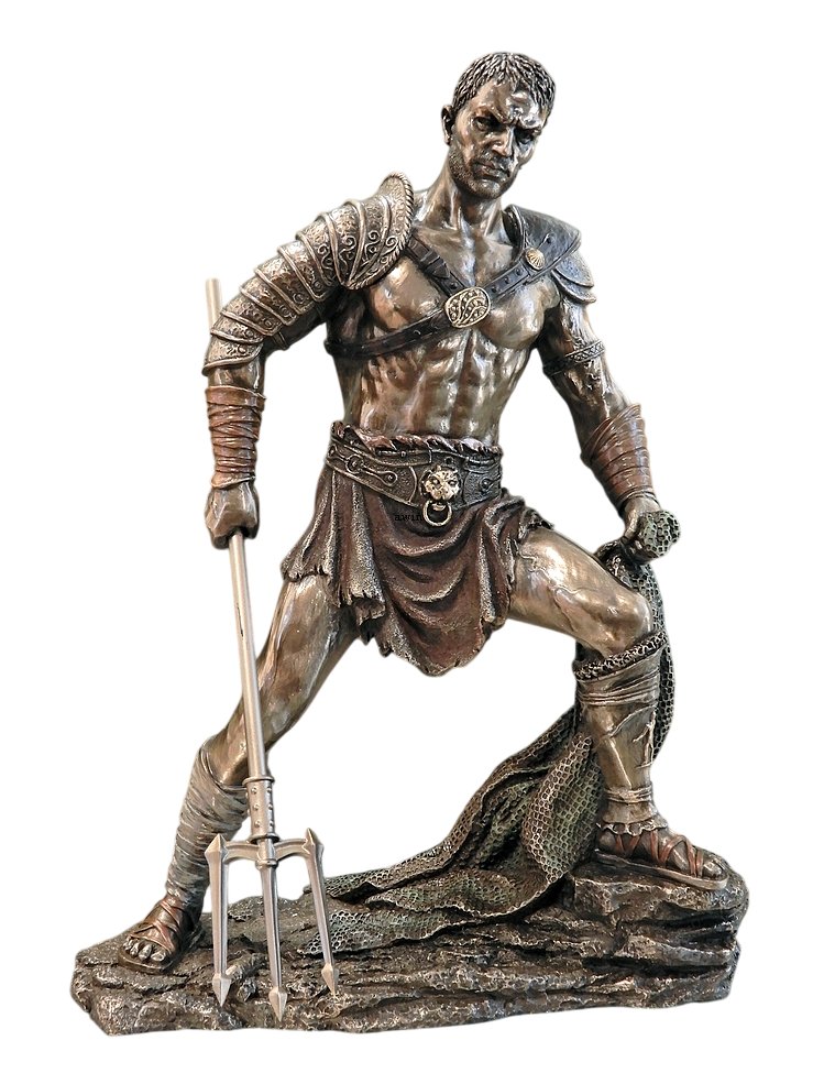 RZYMSKI GLADIATOR SIECIARZ, RETIARIUS FIGURKA VERONESE NA PREZENT ...